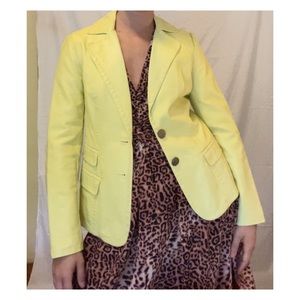 Vintage Green Leather Jacket 🍐